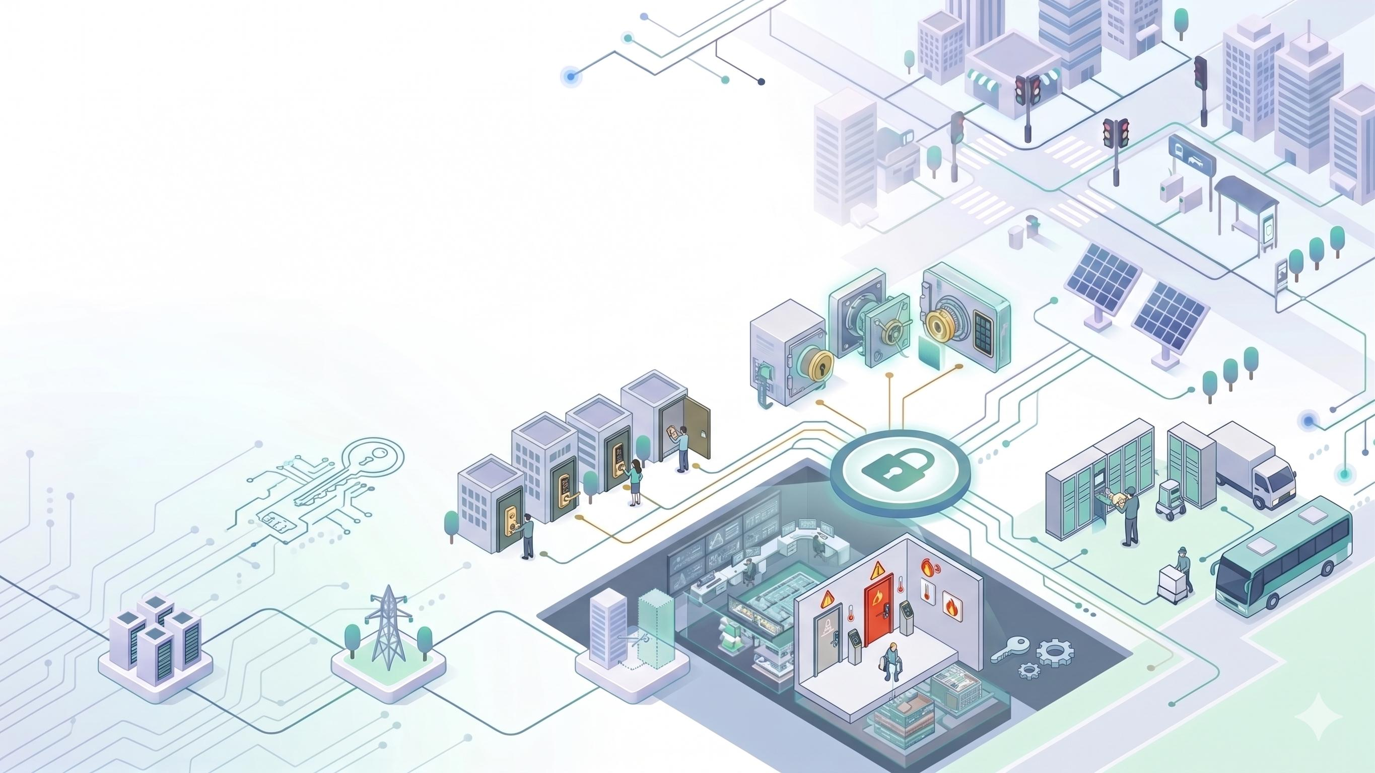 스마트폰으로 스마트 도어락·우편함·사물함·분리수거함을 제어하는 HANZOOM 솔루션