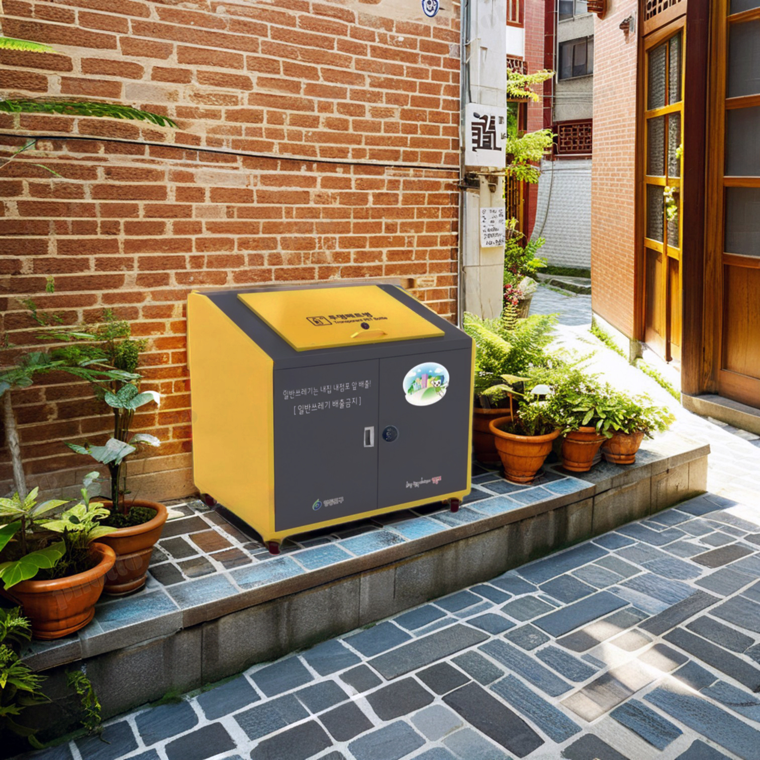 융복합쓰레기분리수거함